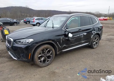 2024 BMW X3 xDrive30I z USA, uszkodzony, nr VIN 5UX53DP09R9X36789